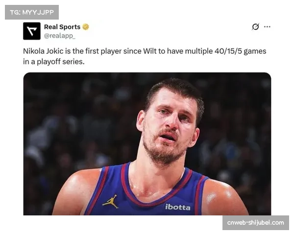 约基奇在场与不在场时 掘金队表现差异巨大